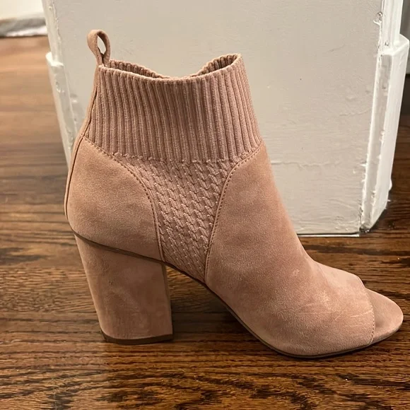 Nordstrom BP Blush Pink Heel Booties - Picture 3 of 8